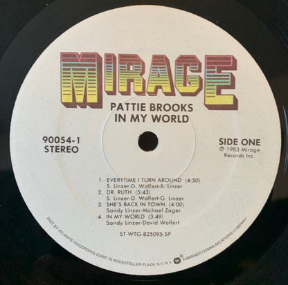 Pattie Brooks : In My World (LP, Album)
