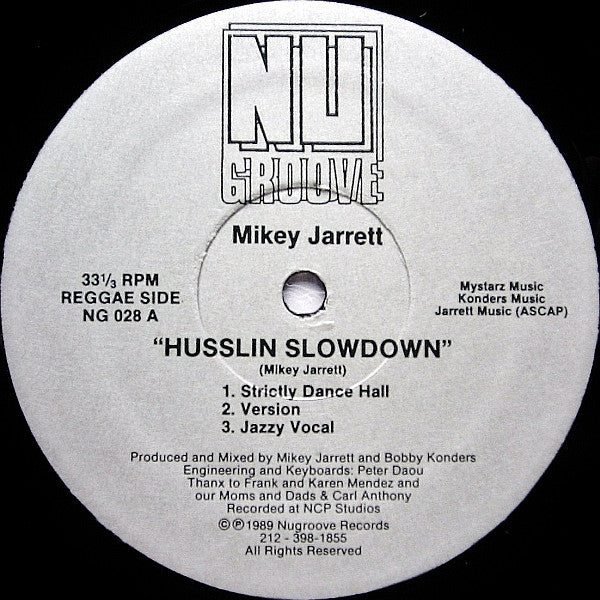 Mikey Jarrett : Husslin Slowdown (12")