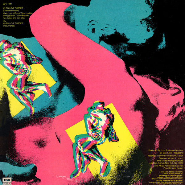 Jules Shear : When Love Surges (12", Single, Win)