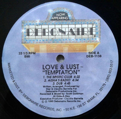 Love & Lust : Temptation (12")
