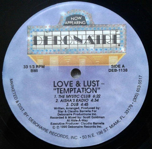 Love & Lust : Temptation (12")