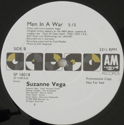 Suzanne Vega : Book Of Dreams (12", Single, Promo)