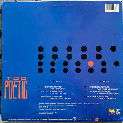 Too Poetic : Poetical Terror / God Made Me Funky (12", Promo)