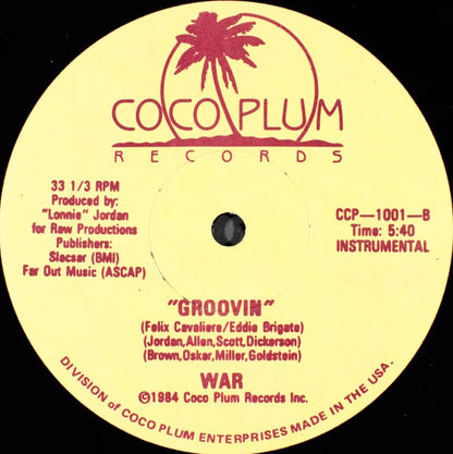 War : Groovin (12")
