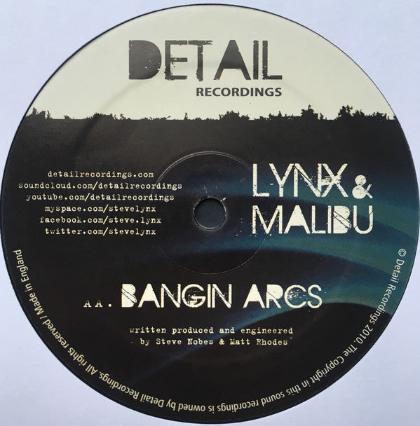 Lynx (7) ft Kemo (3) / Lynx (7) & Malibu* : Keep It Low / Bangin Arcs (12")