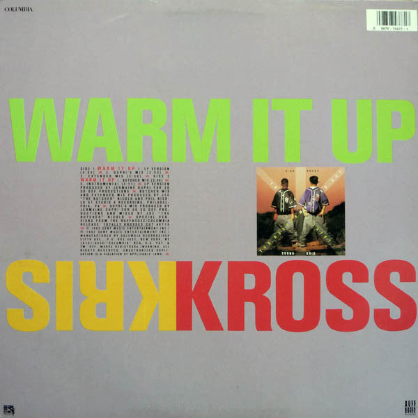 Kris Kross : Warm It Up (12", Single)