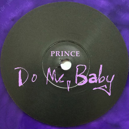 Prince : Do Me, Baby  (7", S/Sided, Single, Etch, Ltd, Num, Pur)