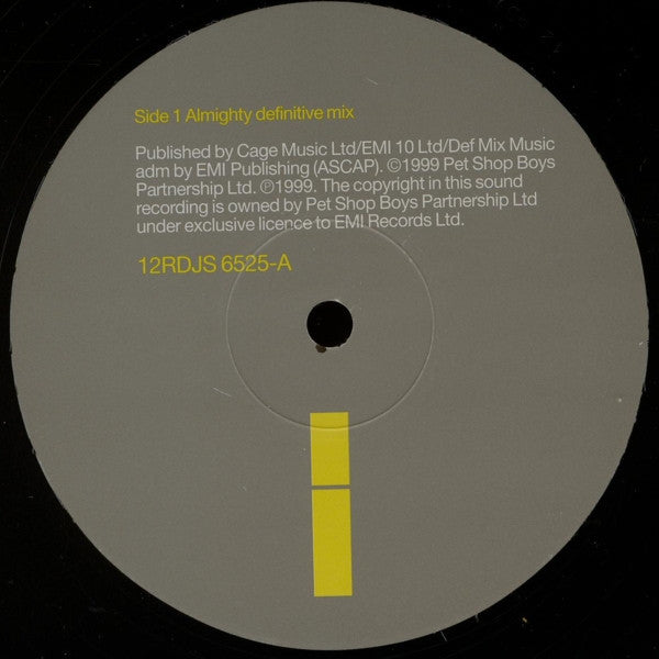 PSB* : NYC Boy (4x12", Single, Promo)