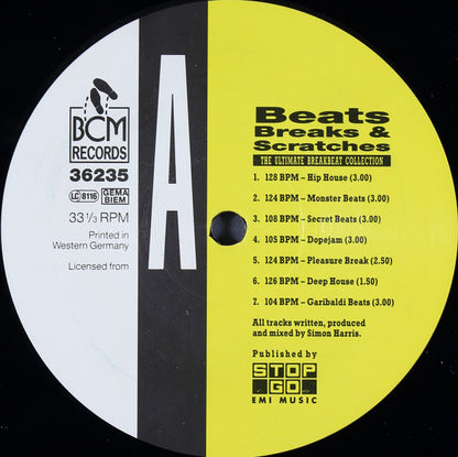 Simon Harris : Beats, Breaks & Scratches - Vol. 3 (LP, Comp)