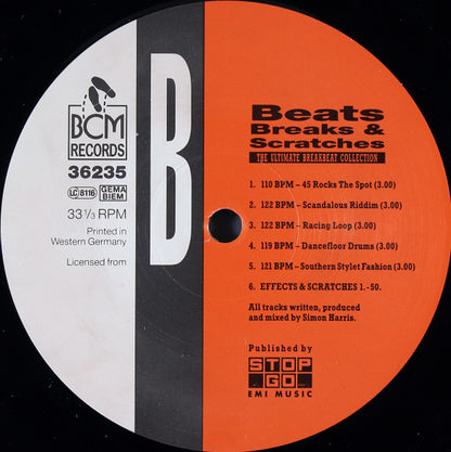 Simon Harris : Beats, Breaks & Scratches - Vol. 3 (LP, Comp)