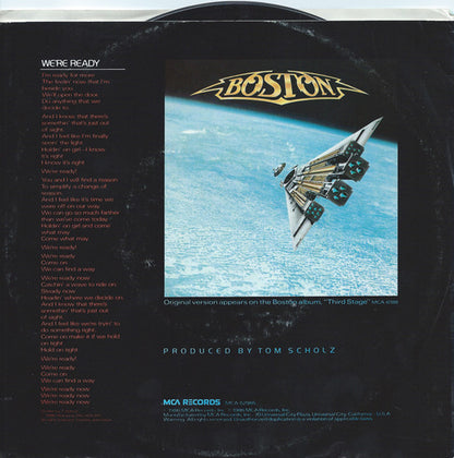 Boston : We're Ready (7", Single)
