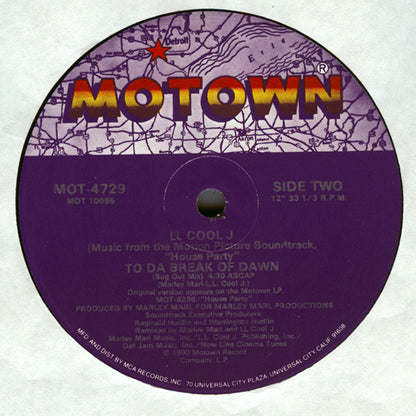 LL Cool J : To Da Break Of Dawn (12", Single)
