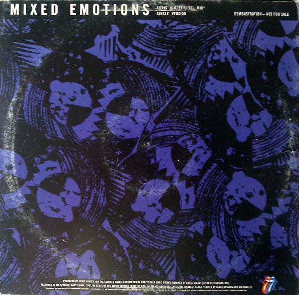 Rolling Stones* : Mixed Emotions (12", Promo)