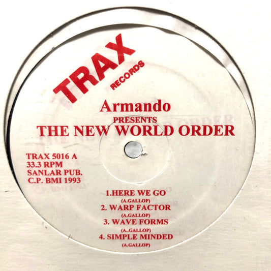Armando : The New World Order (LP, Red)