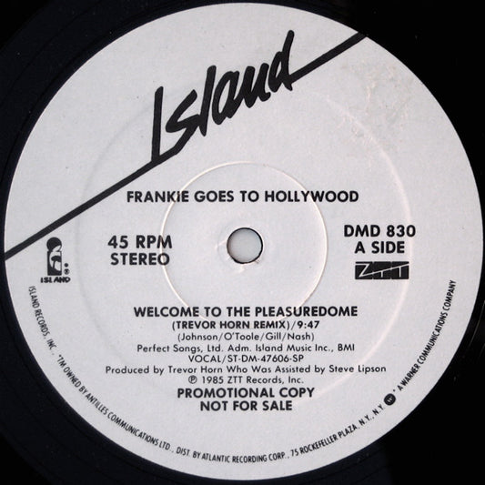Frankie Goes To Hollywood : Welcome To The Pleasuredome (12", Promo, SRC)