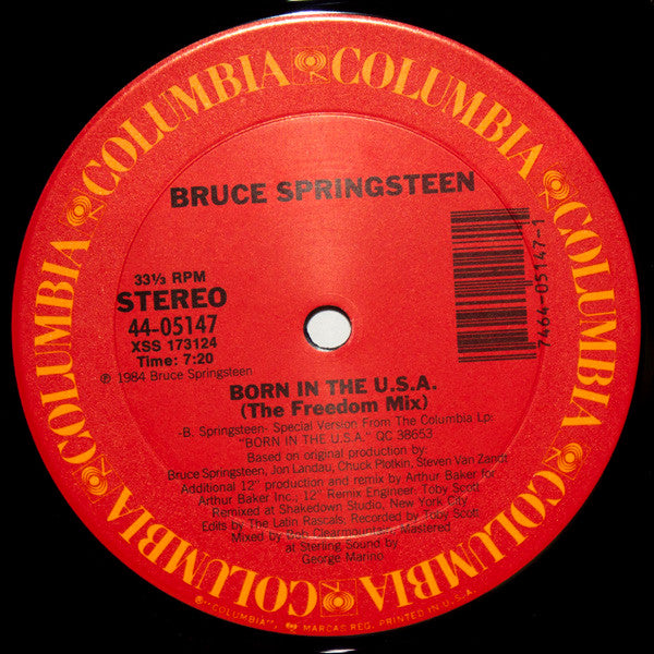 Bruce Springsteen : Born In The U.S.A. (12", Pit)