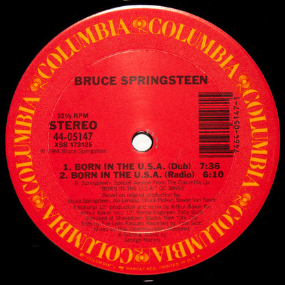 Bruce Springsteen : Born In The U.S.A. (12", Pit)