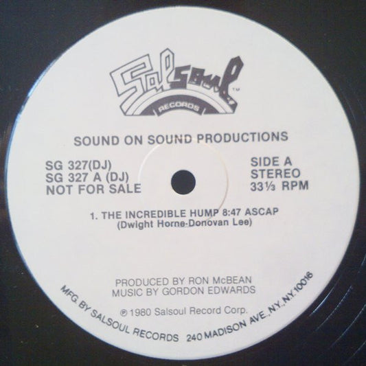 Sound On Sound Productions : The Hump (12", Single, Promo)