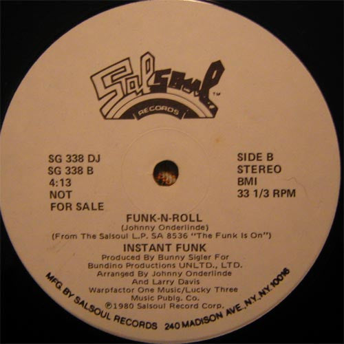 Instant Funk : Everybody (12", Single, Promo)