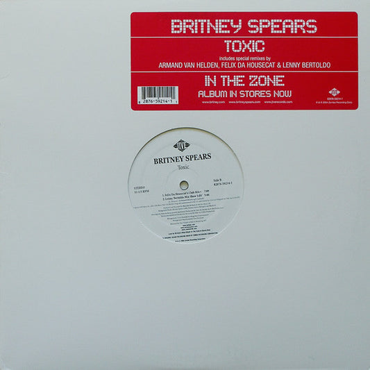 Britney Spears : Toxic (12")