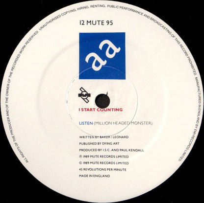 I Start Counting : Million Headed Monster (12", Single)