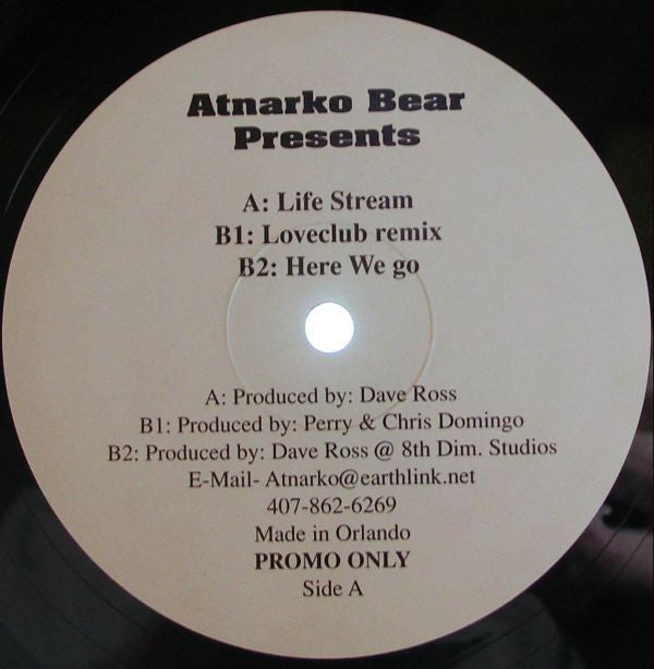 Atnarko Bear : Life Stream / Here We Go (12", Promo)