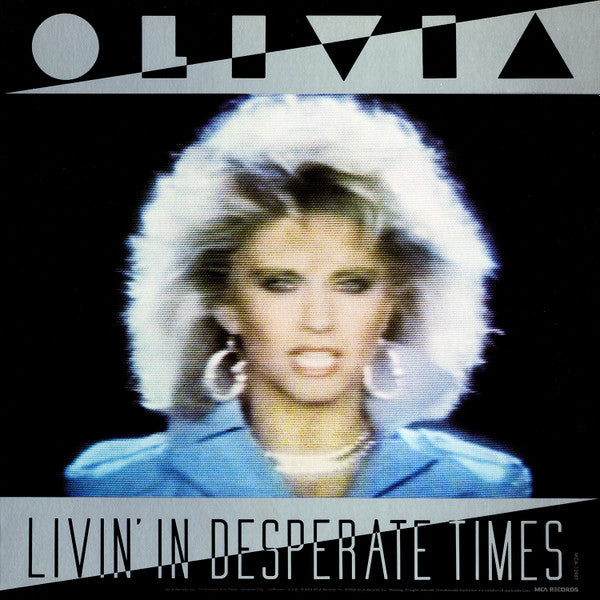 Olivia Newton-John : Livin' In Desperate Times / Twist Of Fate (12")