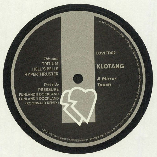 Klotang : A Mirror Touch (12", Single)