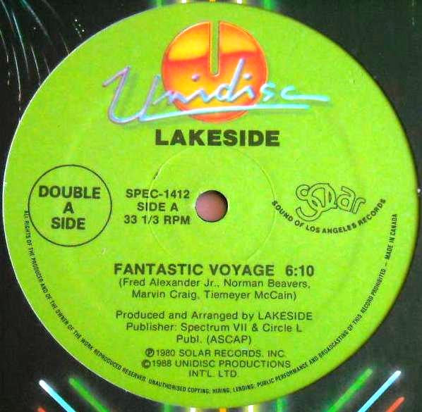 Lakeside : Fantastic Voyage / It's All The Way Live / From 9:00 Until (12", Gre)