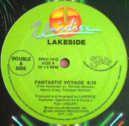 Lakeside : Fantastic Voyage / It's All The Way Live / From 9:00 Until (12", Gre)
