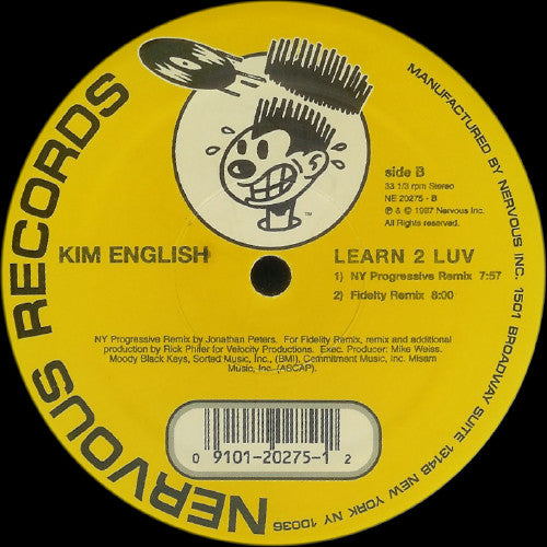 Kim English : Learn 2 Luv (The Progressive Garage Electronic House Mixes) (12")