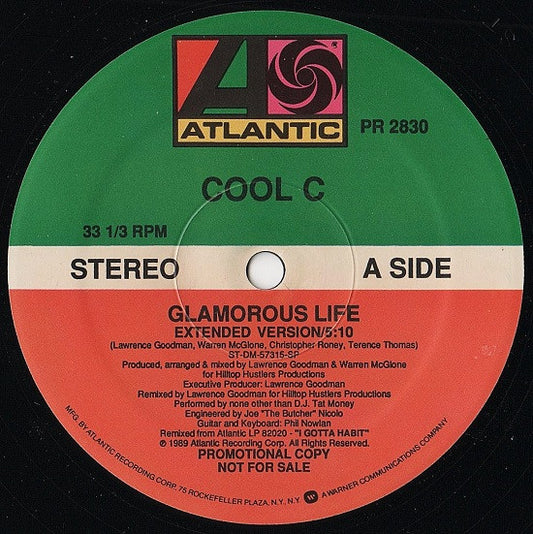 Cool C : Glamorous Life (12", Promo)