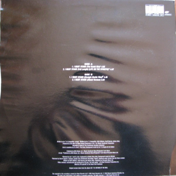 Ice T* : I Must Stand (12", Single)