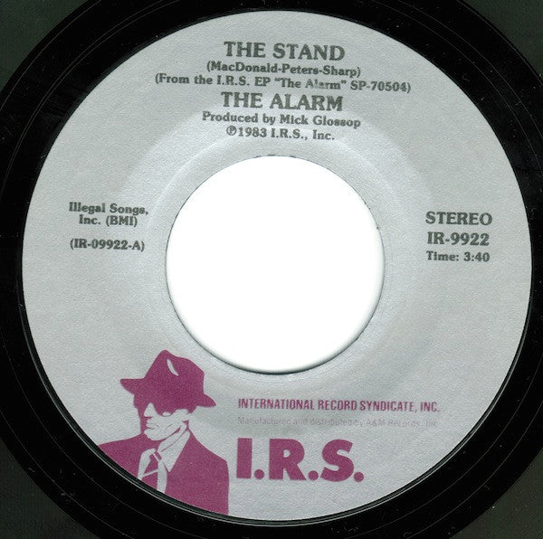 The Alarm : The Stand (7", Single, Styrene)