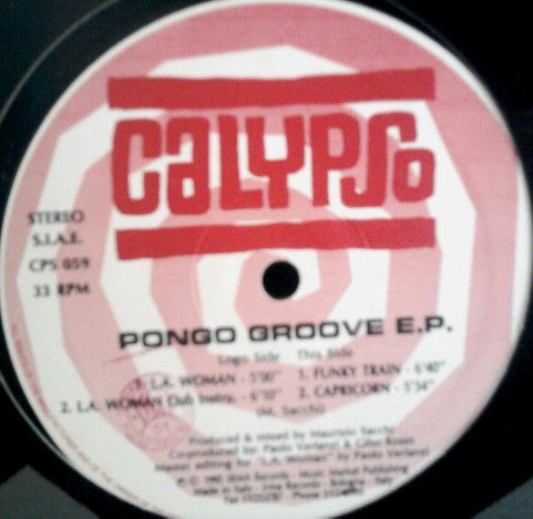 Pongo Groove : Pongo Groove E.P. (12")