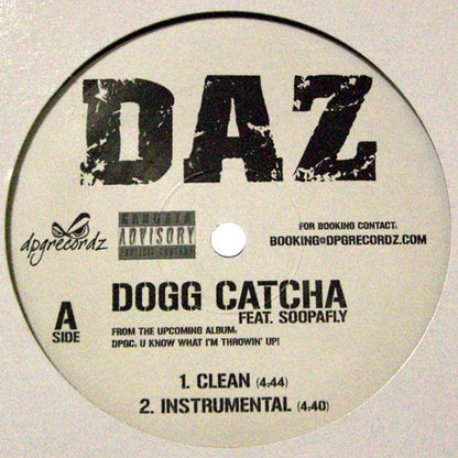 Daz Dillinger Featuring Soopafly : Dogg Catcha (12", Single)