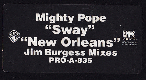 Mighty Pope : Sway / New Orleans (12", Promo)