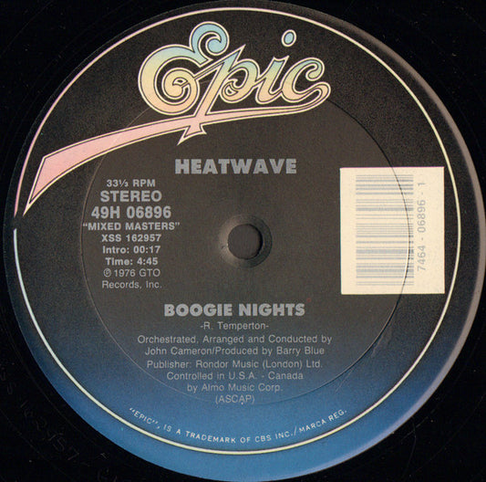 Heatwave : Boogie Nights / The Groove Line (12")