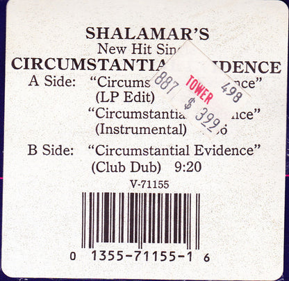 Shalamar : Circumstantial Evidence (12")