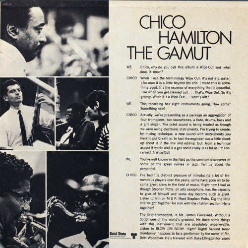 Chico Hamilton : The Gamut (LP, Album, Gat)