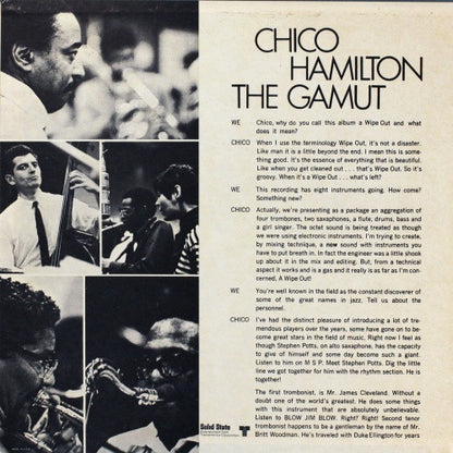 Chico Hamilton : The Gamut (LP, Album, Gat)