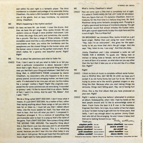 Chico Hamilton : The Gamut (LP, Album, Gat)