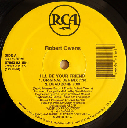 Robert Owens : I'll Be Your Friend (12")