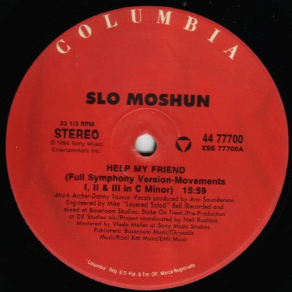 Slo Moshun : Help My Friend (12")