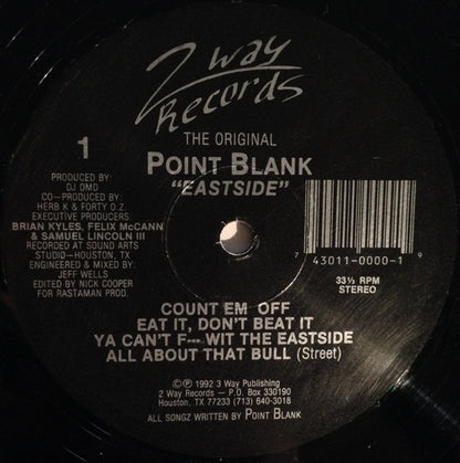Point Blank (11) : Eastside (12")