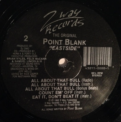 Point Blank (11) : Eastside (12")