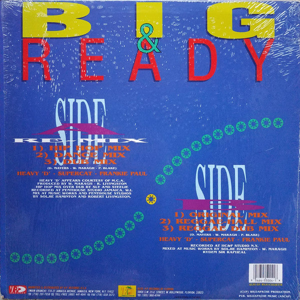 Heavy "D"*, Supercat*, Frankie Paul : Big & Ready (12")