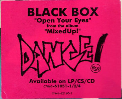 Black Box : Open Your Eyes (12", Single, Promo)