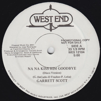 Garrett Scott : Na Na Kiss Him Goodbye (12", Promo)