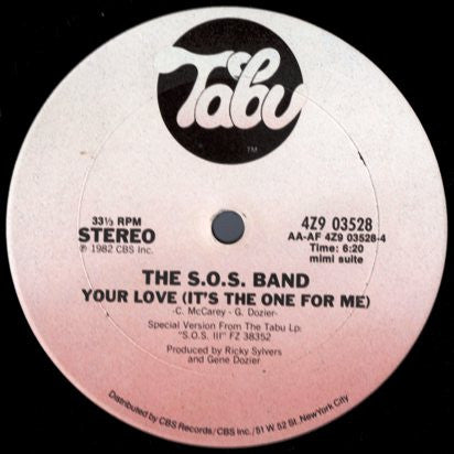 The S.O.S. Band : Groovin' (That's What We're Doin') (12")